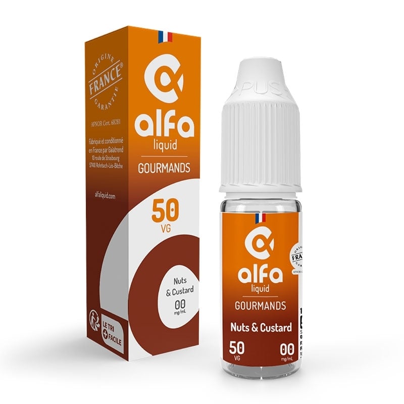 e-liquid Nuts & Custard 50/50 10 ml Gourmet - Alfaliquid cheap
