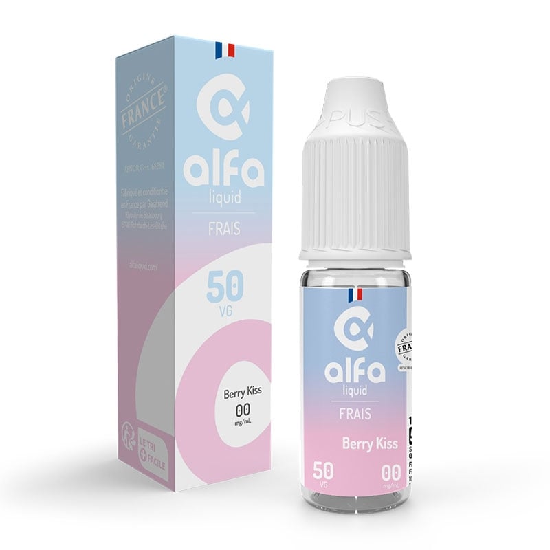 e-liquide Berry Kiss 50/50 10 ml (Cool N'Fruit) - Alfaliquid pas cher