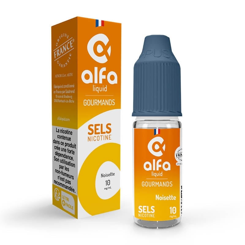 e-liquid Hazelnut nicotine salt 10 ml Gourmet - Alfaliquid cheap