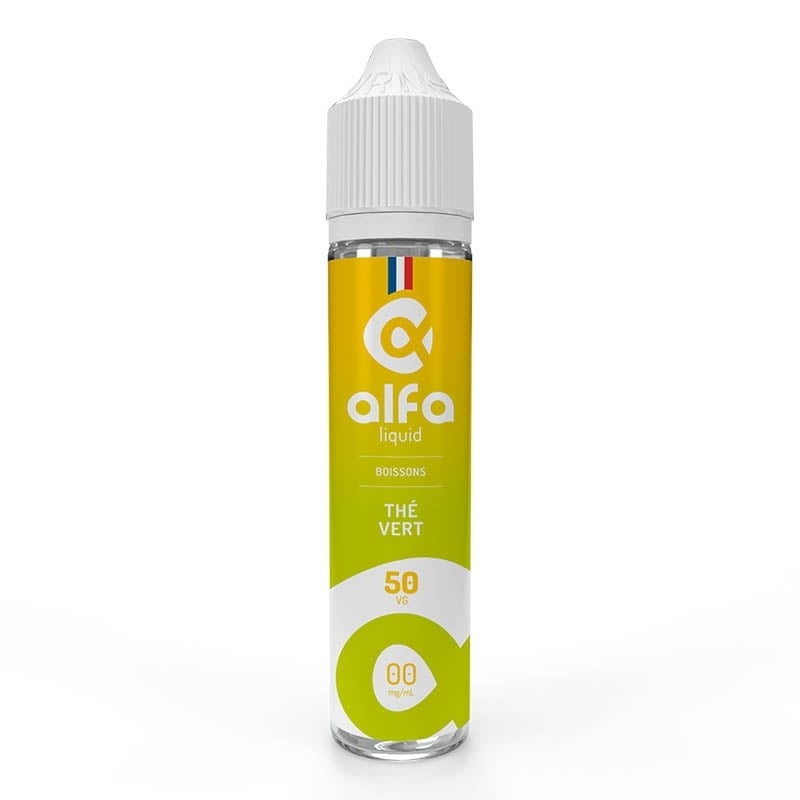 e-liquide Thé Vert 50 ml - Alfaliquid pas cher