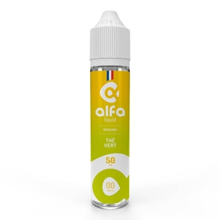 e-liquide Thé Vert 50 ml - Alfaliquid pas cher