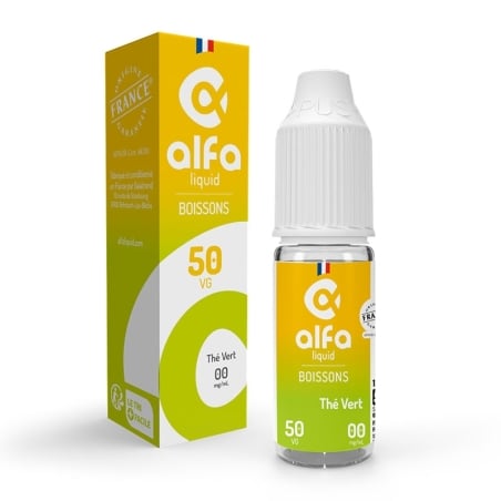 e-liquide Thé Vert 50/50 10 ml - Alfaliquid pas cher
