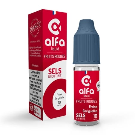 e-liquide Fraise Gariguette Sel de Nicotine 10 ml - Alfaliquid pas cher