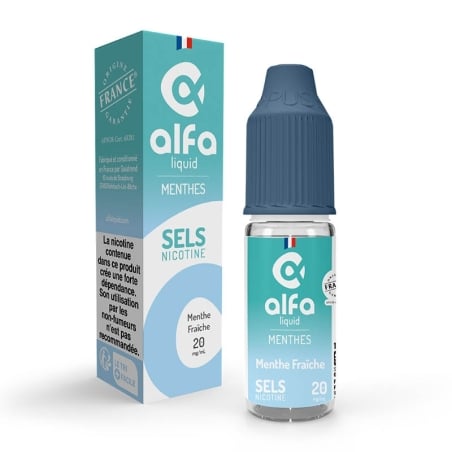 Menthe Fraîche Sel de Nicotine 10 ml - Alfaliquid pas cher