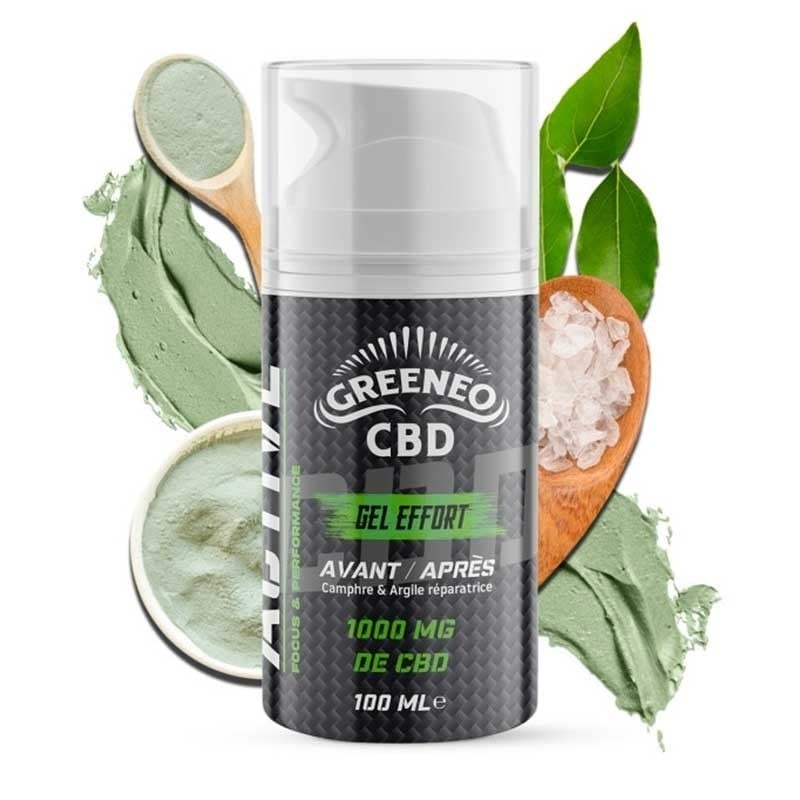 Gel Effort Active (Crème CBD Sport) - Greeneo pas cher