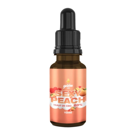 Huile Sexy Peach 20% CBD - Golden CBD pas cher