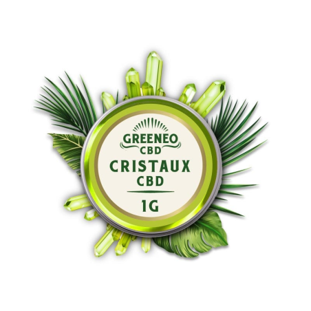 Cristal CBD Pur - Greeneo pas cher