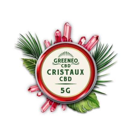 Cristal CBD Pur - Greeneo - CBD pas cher