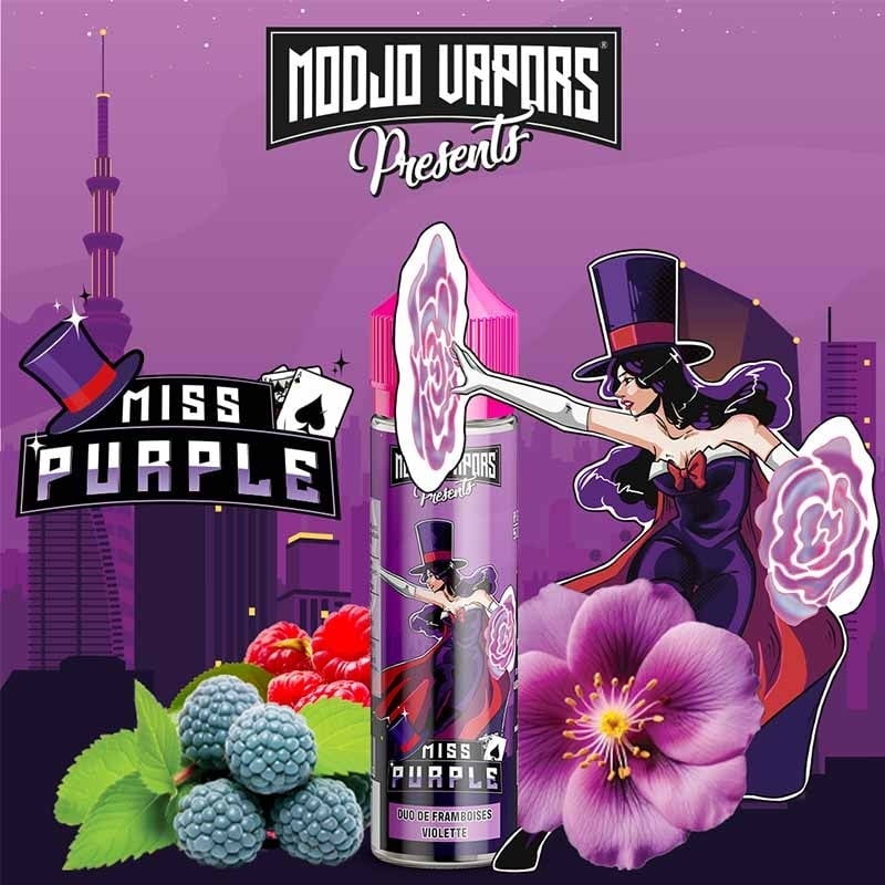 e-liquide Miss Purple 50 ml - Modjo Vapors By LiquidArom pas cher