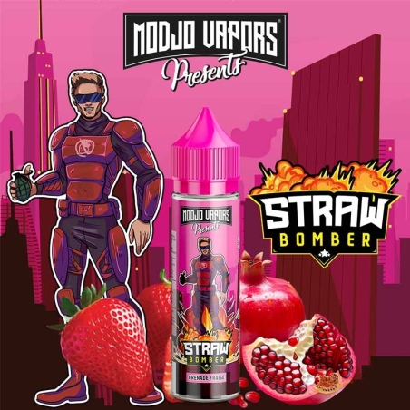 e-liquide Strawbomber 50 ml - Modjo Vapors By LiquidArom pas cher