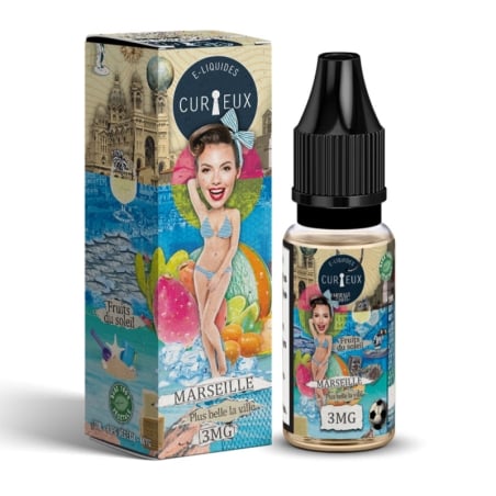 e-liquide Marseille, Plus Belle la Ville 10 ml Hexagone - Curieux pas cher