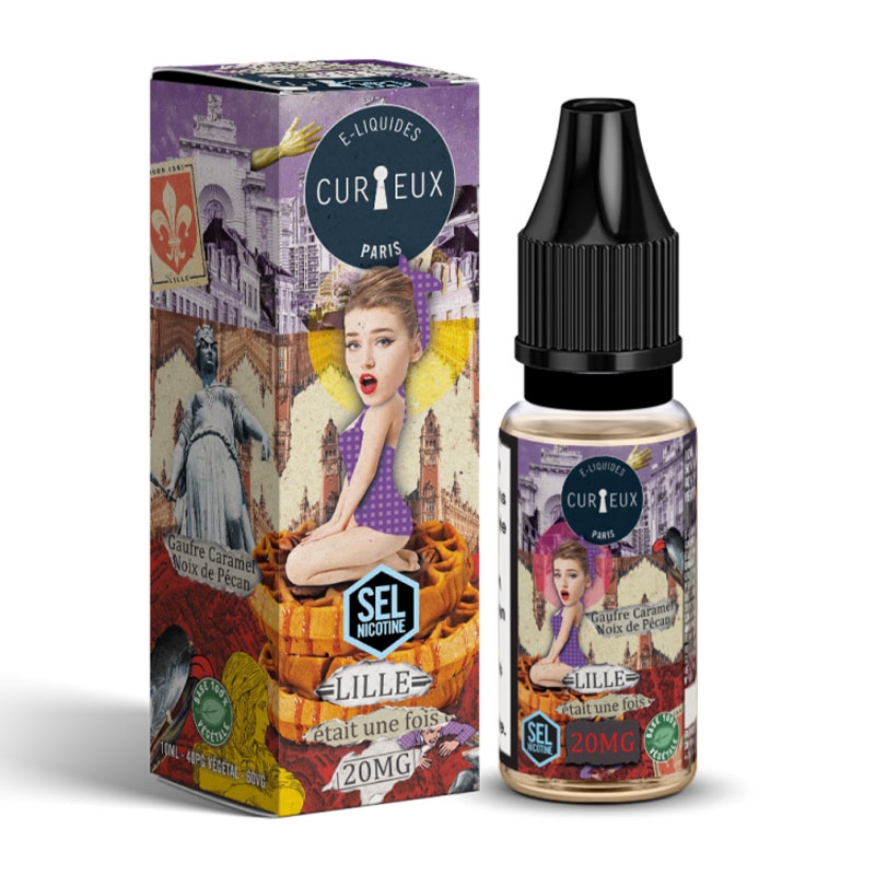 Lille Était Une Fois nicotine salt 10 ml Hexagone e-liquid - Curieux cheap