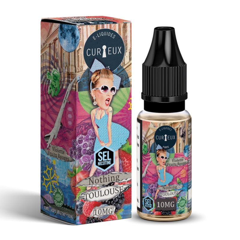 Nothing Toulouse nicotine salt 10 ml Hexagone e-liquid - Curieux cheap