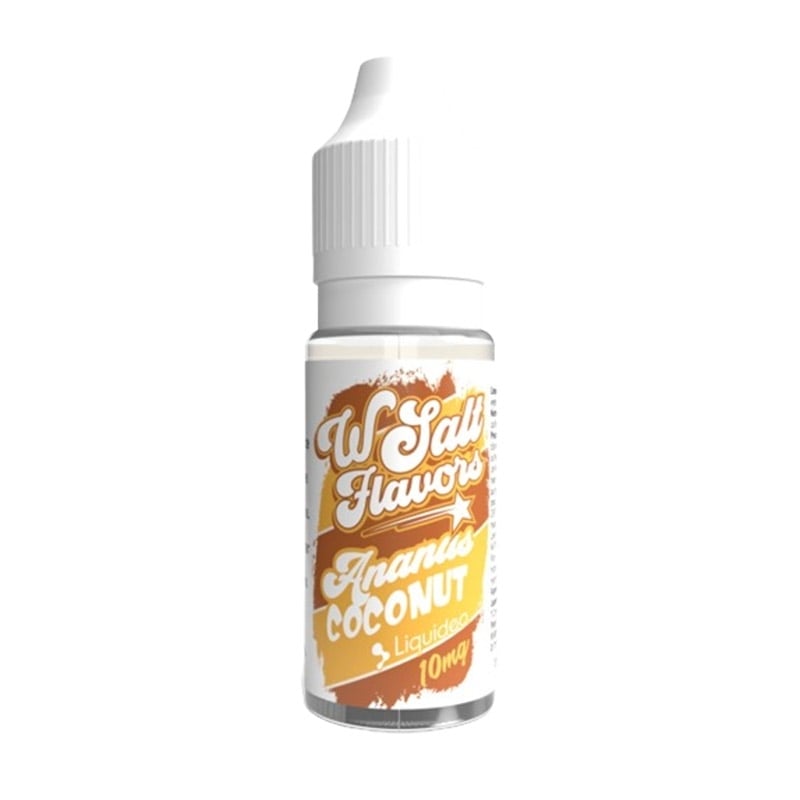 e-liquide Ananas Coco Sel de Nicotine 10 ml - Wsalt Flavors - Liquideo pas cher