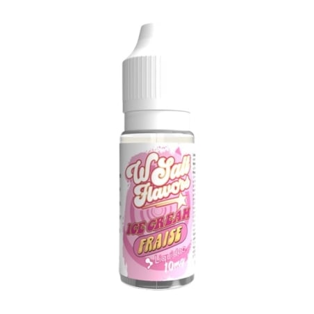 Ice Cream Fraise Sel de Nicotine 10 ml - Wsalt Flavors - Liquideo pas cher