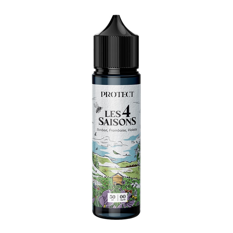 e-liquide Bonbon Framboise Violette 50 ml Les 4 Saisons - Protect pas cher