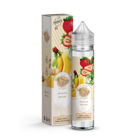 e-liquide Banane Fraise 50 ml - Le Petit Verger pas cher