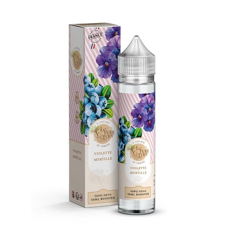 e-liquide Violette Myrtille 50 ml - Le Petit Verger pas cher