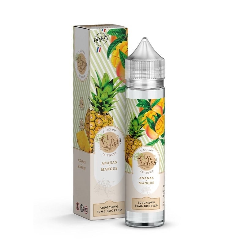 e-liquide Ananas Mangue 50 ml - Le Petit Verger pas cher