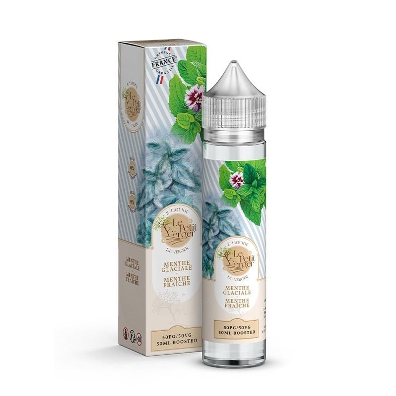 e-liquide Menthe Glaciale Menthe Fraîche 50 ml - Le Petit Verger pas cher
