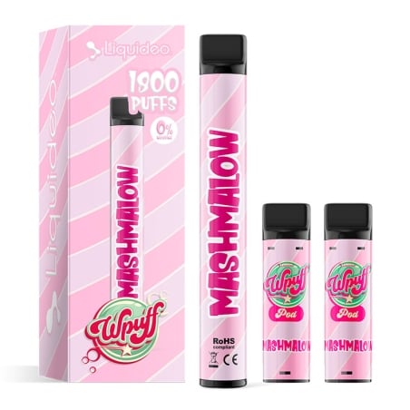 Wpuff 1800 1 Batterie + 3 Pods - Liquideo pas cher