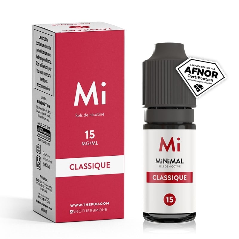 e-liquide Classique Minimal 10 ml - Fuu pas cher