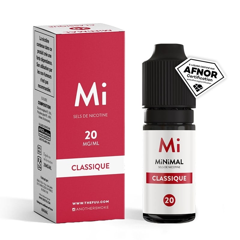 e-liquide Classique Minimal 10 ml - Fuu pas cher