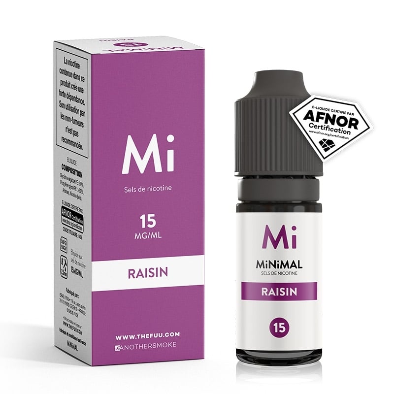 e-liquide Raisin Minimal 10 ml - Fuu pas cher