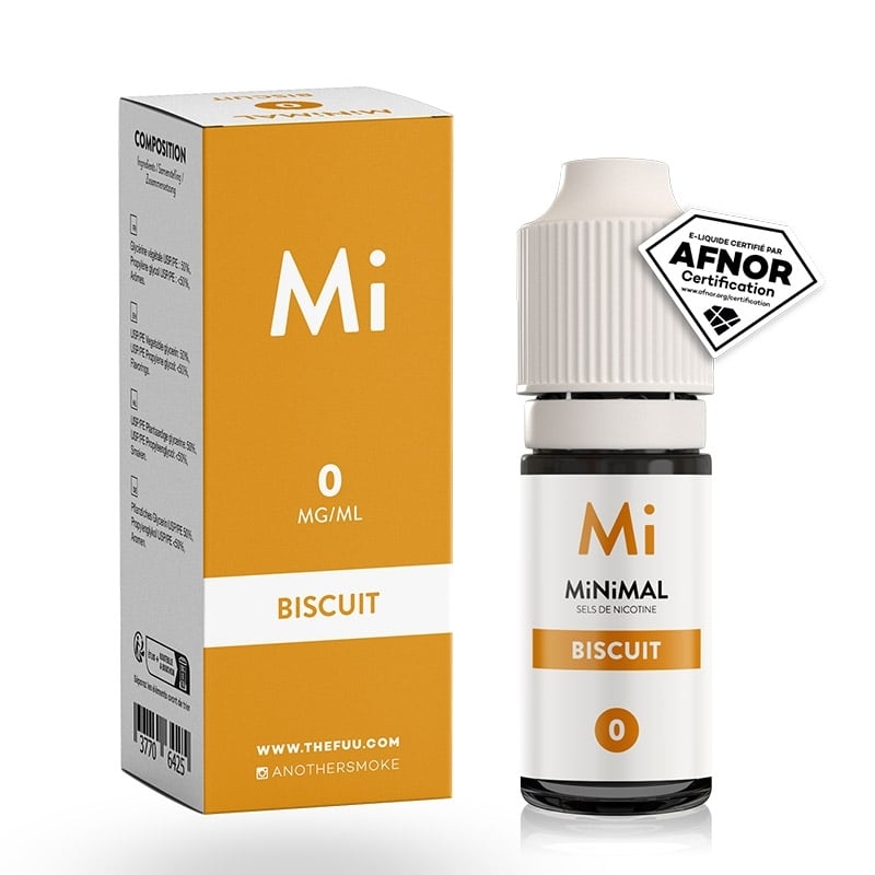 e-liquide Biscuit Minimal 10 ml - Fuu pas cher