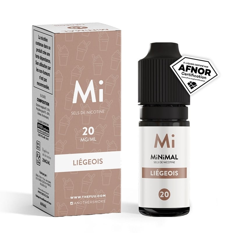 e-liquide Liégeois Minimal 10 ml - Fuu pas cher e-liquide Liégeois Minimal 10 ml - Fuu pas cher