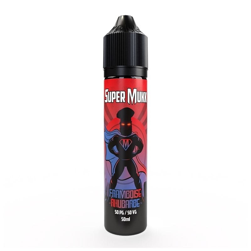 e-liquide Framboise Rhubarbe 50 ml - Super Mukk pas cher
