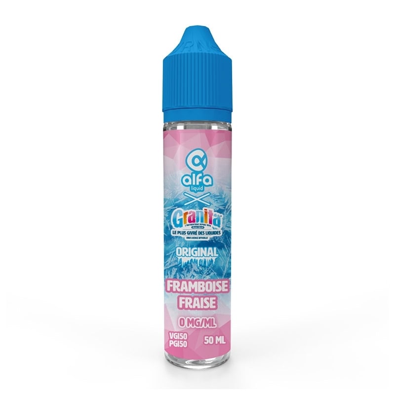 e-liquide Framboise Fraise Granita Original 50 ml - Alfaliquid pas cher