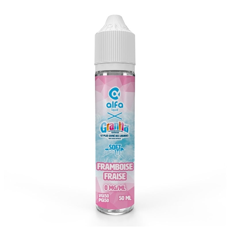 e-liquide Framboise Fraise Granita Soft 50 ml - Alfaliquid pas cher