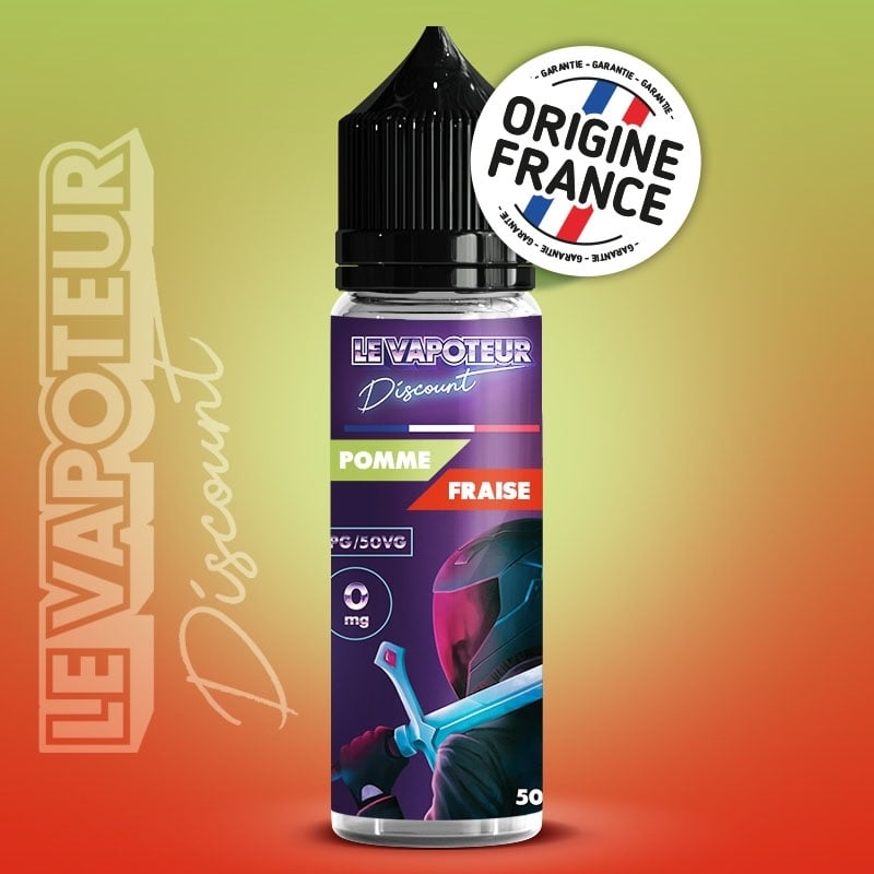 e-liquide Pomme Fraise 50 ml - Le Vapoteur Discount pas cher