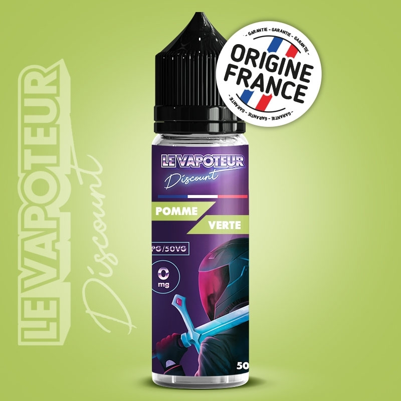 e-liquid Green Apple 50 ml - Le Vapoteur Discount cheap