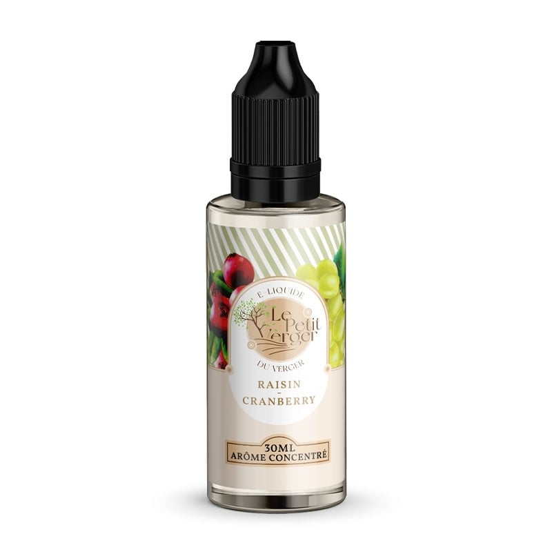 e-liquide Concentré Raisin Cranberry 30 ml - Le Petit Verger pas cher