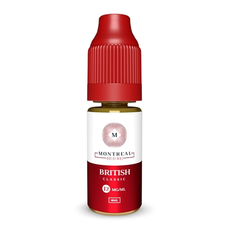 e-liquide British Classic 10 ml - Montreal Original pas cher