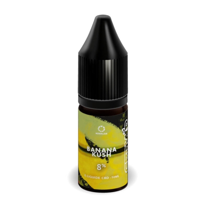 CBD Banana Kush 10 ml E-liquid - Novaloa cheap price