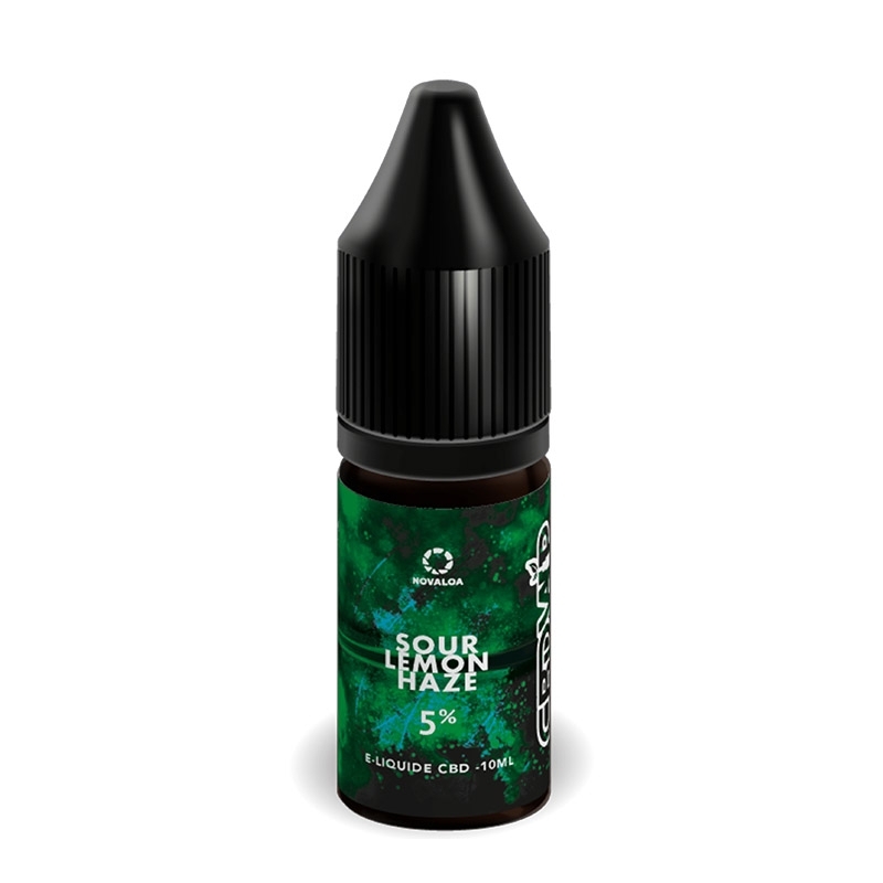 CBD Sour Lemon Haze 10 ml E-liquid - Novaloa cheap price