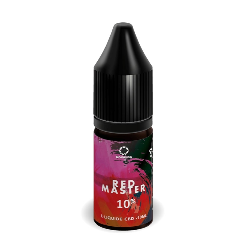 CBD E-liquid Red Master 10 ml - Novaloa pas cher
