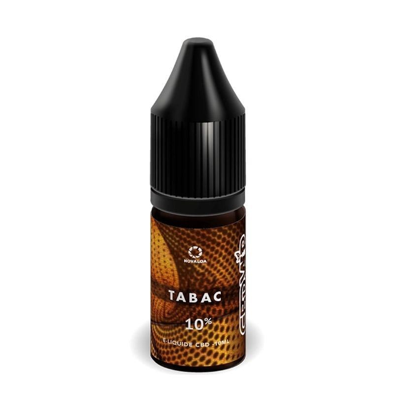E-liquide CBD Tabac 10 ml - Novaloa pas cher