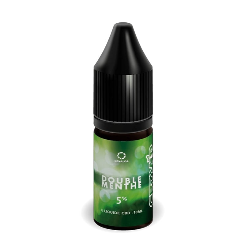 e-liquide E-liquide CBD Double Menthe 10 ml - Novaloa pas cher