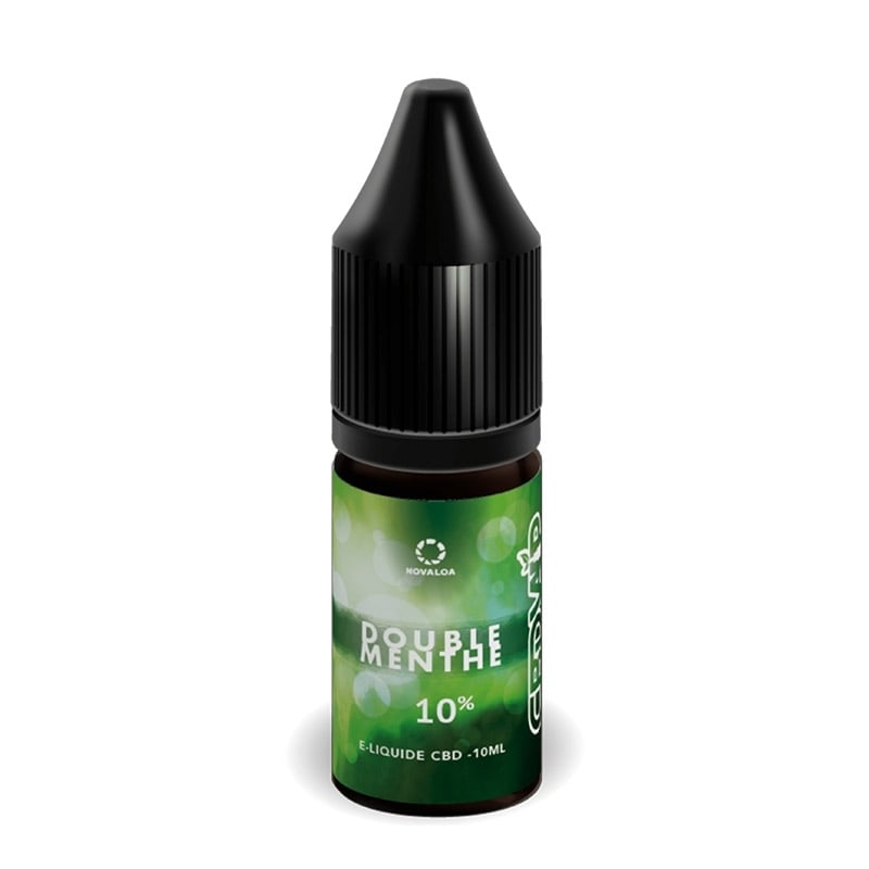 E-liquide CBD Double Menthe 10 ml - Novaloa pas cher