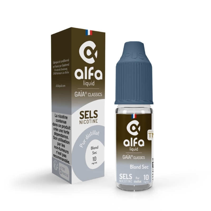 e-liquid Dry Blonde nicotine salt 10 ml Gaïa Classics - Alfaliquid cheap