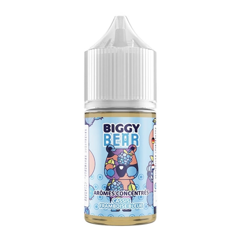 Concentré Cassis Framboise Bleue 30 ml - Biggy Bear pas cher