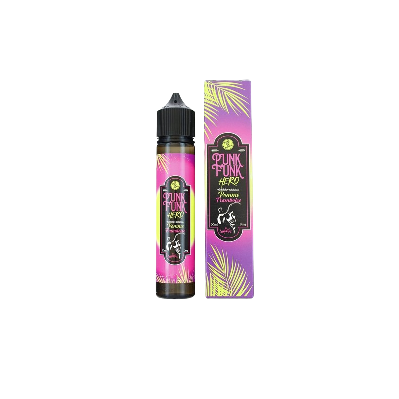 e-liquide Pomme Framboise 50 ml - Punk Funk Hero pas cher