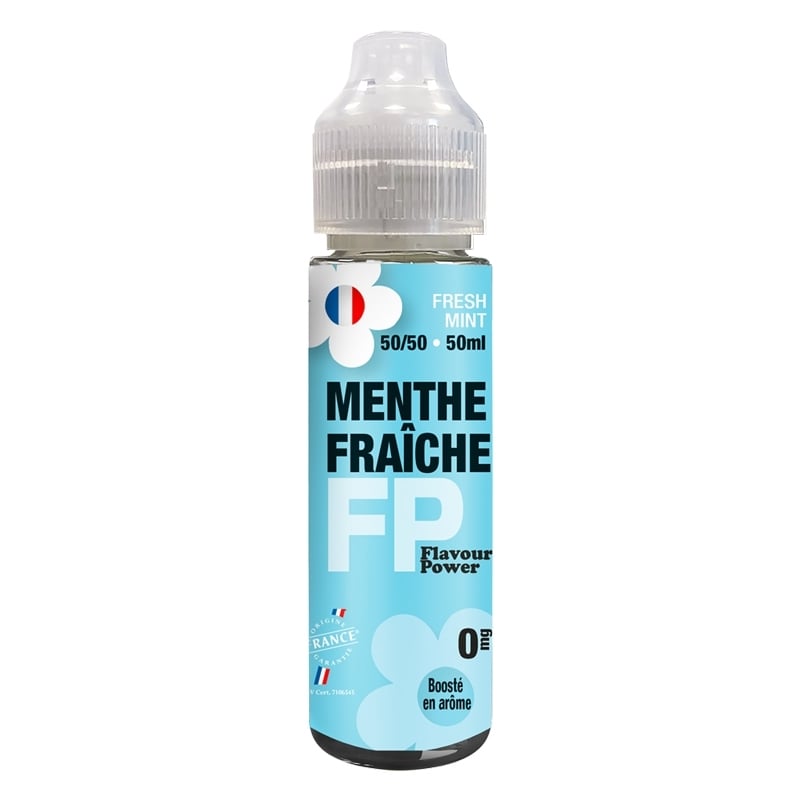e-liquide Menthe Fraîche 50 ml - Flavour Power pas cher