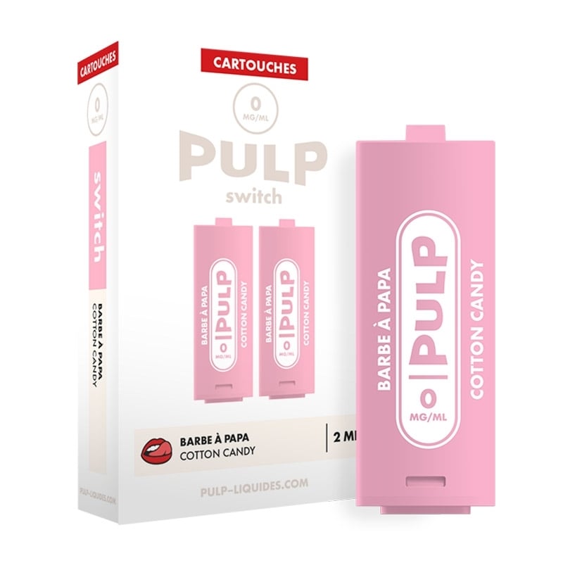 e-liquide Cartouche Barbe à Papa 2 x 2 ml - Le Pod Switch Pulp pas cher