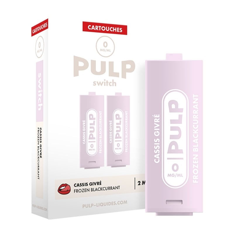 Cartouche Cassis Givré 2 x 2 ml - Le Pod Switch Pulp pas cher