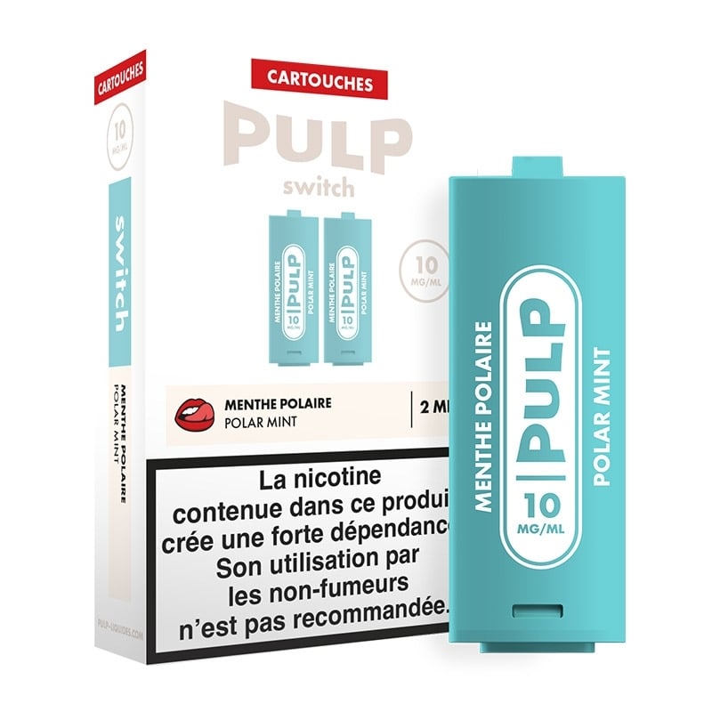 Cartouche Menthe Polaire 2 x 2 ml - Le Pod Switch Pulp pas cher